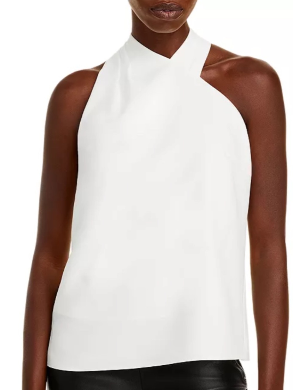 NWOT Milly Preston Cady Halter Blouse, Size XS
